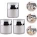 3PCs Airless Cosmetic Pump Jar Container - 30g Refillable Glass Vial for Lotions Creams & Liquid Foundation - Ideal for Travel & Retention - Buy Online on GoSupps.com