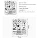KADS Nail Art Stamping Plates Set Image Template Stencils Pattern with Stamping Plates Holder Case Organizer (TR012) - Buy Online on GoSupps.com