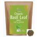Jiva Organic Basil Leaves Dried 1 Pound Bulk Bag - Non-GMO, From Fresh Basil Leaves, Cut & Sifted, Basil Spice, Basil Seasoning, Dry Basil Leaf Herbs, Gourmet Culinary Spice