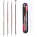 Blackhead Remover Pimple Tool Kit Rongda Stainless Steel Blackhead Removal Tool Pimple Popping Kit Pimple Extractor Acne Tool Blackhead Tweezers. 4Pcs - Buy Online on GoSupps.com