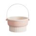 2-in-1 silicone makeup brush Cleaning bowl with makeup brush drying rack Clean makeup brush sponge powder puff and other cleaners Makeup tools air drying rack (skin tone)