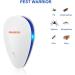 6 Pack Ultrasonic Pest Repeller - Electronic Plug-in Control for Insects, Rodents, Mice, Rats, Roaches, Spiders, Flies, Ants - Buy Online on GoSupps.com