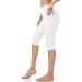 RIMLESS 7 Capri Pants - High-Waisted Leggings with Pockets - White XXL - Buy Online on GoSupps.com
