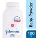 Johnson's Baby Powder 100g - Gentle & Fragrance-Free for Sensitive Skin - Buy Online on GoSupps.com