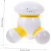 TOVINANNA 1 Piece Yellow Body Massager | 9.5x9.5cm Massage Instrument for Pain Relief | Shop Internationally - Buy Online on GoSupps.com