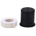 Moxibustion Pot Box Portable Household Moxa Therapy Adhesive Moxibustion Devices(Black)