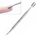 Professional Stainless Steel Cuticle Pusher & Nippers Duo for Manicure and Pedicure - Nail Cleaner and Gel Polish Remover Tool Set - Buy Online on GoSupps.com