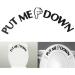 PULABOToilet Sticker Put Me Down Sign Decal Bathroom Toilet Seat Sticker Comfortable and Environmentally - Buy Online on GoSupps.com