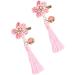 ibasenice 1 Pair Tassels Hairclips Hair Barrettes for Girls Hair Accessories for Girls Flower Hair Accessories Polymer Clay Cane Kids Hair Accessories Qipao Chinese Style Pair Clip Child - Buy Online on GoSupps.com