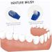 BUIFULSIC 6ST Double-headed Toothbrush for Adults - Travel-Friendly Prosthetic Double-Sided Brush in Color-Sorted Options - Ideal for Dentures - 1-Pack - Buy Online on GoSupps.com