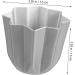Alipis 2pcs Octagonal Cake Mold Roasting Pan Paper Cups Cupcake Mold Creative Baking Mold Muffin Candy 7.5x7.5x6.5cm Silver - Buy Online on GoSupps.com