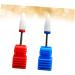 POPETPOP Gel Removal 2Pc nails drill bits nail drill bits corn drill manicure Grinding head nail drill ceramics manicure drill bits nail grinding head nail head shape set polisher electric - Buy Online on GoSupps.com