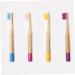 FRCOLOR 12 Pcs Bamboo Charcoal Toothbrush Set | Eco-Friendly Soft Wooden Toothbrushes for Kids & Adults - Travel Ready - Buy Online on GoSupps.com