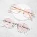 Buy Women's Rimless Blue Light Blocking Reading Glasses - 2.5x Gold Tinted Anti-Glare Computer Readers Online - Buy Online on GoSupps.com