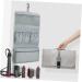 CANIGHT Multifunctional Storage Bag Hair Curler Storage Bag Hair Curler Organizer Bag Hairdryer Grey Leather - Buy Online on GoSupps.com