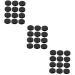 IMIKEYA 48 Pcs Mason Jar Lids Seal Tinplate Metal 7x7x1.5cmx3pcs Blackx3pcs