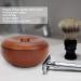 Premium Wooden Shaving Soap Bowl with Lid - Men's Manual Shaving Accessory (9.4 x 4.3 cm) - Ideal for International Shipping - Buy Online on GoSupps.com