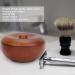 Wooden Shaving Bowl with Lid - Professional Wet Shaving Brush Mug | Ideal Hairdressing Tool for Men - Buy Online on GoSupps.com