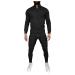 Hanxiulin men's training suit adjust jogging jogging pants training suit house suit pants men training suit leisure suit training suit training suits house suit sweat jacket black 3xl