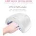 SUN ONE UV LED Lamp 2-in-1 EAC by Global Fashion |48W Dual Light Gel Polish Dryer | Professional Salon & Home Manicure & Pedicure (3 Timer Settings) - Buy Online on GoSupps.com