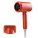 1200W Travel Hair Dryer Professional Hair Dryer Negative Ionic Blow Dryer Negative Ionic Technology 2 Speed 3 Heat Setting Cool Shot Button Lightweight Fast Dry with Concentrator Low Noise A