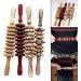 Premium Lefeindgdi Wooden Fascia Roller Trigger Point Muscle Pain Relief & Cellulite Treatment for Ultimate Comfort - Buy Online on GoSupps.com
