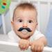 L sgos Mustache Pacifier Set | 3 BPA-Free Silicone Pacifiers for Newborns | Sweet Gentleman Gift - Buy Online on GoSupps.com