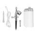 Oxygen Facial Portable Airbrush Cordless Handheld USB Charging Facial Mist Sprayer for Cake Decoration (White)
