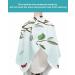 Watercolor Gnomes Barber Cape | Adjustable Hair Cutting Cape for Women Men & Kids | Stylish Salon Accessory with Eucalyptus & Spring Flower Design - Buy Online on GoSupps.com