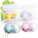 Healeved 8-PK Contact Lens Container Case - Durable Lens Holders with Duck Design for Safe Storage - Buy Online on GoSupps.com
