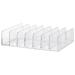 Plastic Eyeshadow Makeup Organizer 7 Cell Cosmetic Storage for Cosmetic Eyeshadow Bathroom Countertop Vanity Cosmetic Organizer