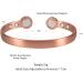 Shop ENERCOPPEX 3500 Gauss Female Magnetic Copper Cuff Jewelry - 99.99% Pure Adjustable with 6 Magnets - Buy Online on GoSupps.com