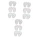 NOLITOY 9 Pairs Metatarsal Buckets for Urine Shoe Insoles Gel Forefoot Sleeve Athletes Foot Slipper Pads Thong Sandal Toe Gel Cushion for Sitting Cushion Insert Non-Slip Forefoot Pad