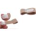 Dasiter 4Pcs Soft Stick Toe Separoters Toe Wrap Bandages Fits Toes and Fingers for Hammer Toes - Buy Online on GoSupps.com