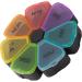 Round Portable Pill Box - Multicolor Week Planner | 7-Sided Medicine Organizer for Daily Reminders - Shop Internationally - Buy Online on GoSupps.com
