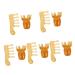 FOMIYES 10 STK massage comb from resin scalp massager gua Sha Kamm crystals guasha guasha-walze tool scabbar scabb