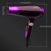 Hair Dryer Professional Ionic Hairdryer 1800W Home Fast Drying Blow Dryers 3 Heat 2 Speed Settings Low Noise DC Motor with Nozzle for Household Student Dormitory Purple Small Gift - Buy Online on GoSupps.com