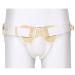 Samnuerly inguinal hernia band hip belt Central fragile support for men with removable compression protrudes.