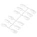 120pcs Transparent Nail Swatch Sticks - Nail Art Display Chart for Studios & Color Tips - Buy Online on GoSupps.com
