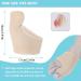 Hallux Valgus Bunion Corrector Bandage - Skin Color Silicone Toe Spreader & Sleeve for All Foot Types - Buy Online on GoSupps.com