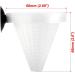 SENZEAL Aquarium Live Red Worm Fish Feeder - Plastic Cone Cup Shape Basket Feeder - Buy Online on GoSupps.com