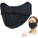 UPF 50+ Sun Protection Face Mask - Adjustable Fast Drying Facial Cover for Sports Blocks UVA & UVB Rays - Black - Buy Online on GoSupps.com