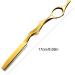 Hair Cutting Razor Haircut Razor Alloy Handle Stainless Steel Cutter Hair Razor - Hair Cutting Tool Anti-Slip Grip Hair Texturing Thin Hair Barber Razor for Men and Women gold - Buy Online on GoSupps.com