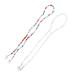 Hapinary 2 STK glasses mask chain adjustable glasses Simple lanyard mask band glasses mask bead chain portable glasses band Multifunction lanyard glasses chain