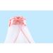 CdyBox Pink Mosquito Net Canopy for Kids - Breathable Crib Bed Curtains for Bedroom Decor - Buy Online on GoSupps.com