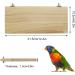 Wooden Parrot Bird Perch Platform for Budgie, Parakeet, Cockatiel, Conure, Chinchillas - Buy Online on GoSupps.com