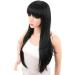 Buy GCX-Wcke Long Straight Black Synthetic Wig - Beautiful Black Hair Wig for All Occasions - Buy Online on GoSupps.com