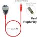 Feanteek USB Glucose Meter Cable for Onetouch Glucometer - Compatible with Ultra2, UltraMini, UltraLink, and Ultra Smart - Red, 1M - Buy Online on GoSupps.com