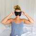 Swanwick 100% Pure Silk Oversized Luxury Eye Mask for Sleeping - Black - Buy Online on GoSupps.com