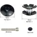 PLATT Bike Headset Top Cap - Aluminum Alloy Star Nut Stem Cap for 1-1/8 Stems & Forks, Black - Buy Online on GoSupps.com